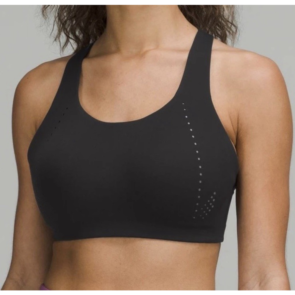 LULULEMON AIRSUPPORT BRA BLACK COLOR SIZE 34DD